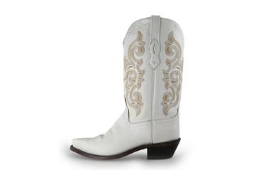 Bootstock Treasure Cowboy laarzen in maat 42 Wit, Verzenden, Wit, Bootstock Treasure, Zo goed als nieuw