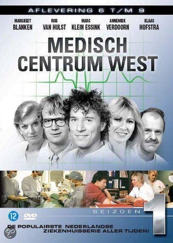Medisch centrum west seizoen 1 aflevering 6-9 (dvd, Ophalen of Verzenden, Zo goed als nieuw