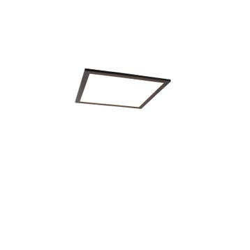 LED paneel zwart 40 cm incl. LED met afstandsbediening -, Huis en Inrichting, Lampen | Plafondlampen, Verzenden, Nieuw, Kunststof