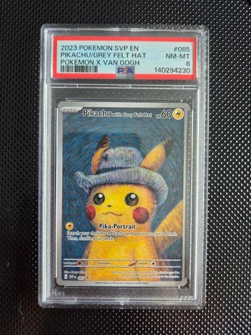 Pokémon - 1 Graded card - Pikachu with Grey Felt Hat #085 -, Nieuw