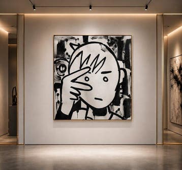 Timo Wedell - Focus Within Shadows - XL- Basquiat Style