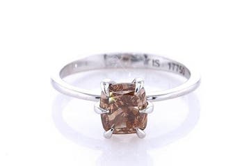 Zonder minimumprijs - Ring - 14 karaat Witgoud - 1.00ct. tw., Nieuw