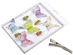 Vlinders en Bijen Fleurig 5-8 cm 5 vlinders 4 bijen doosje, Ophalen of Verzenden, Nieuw
