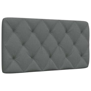 vidaXL Hoofdbordkussen 100 cm stof donkergrijs, Verzenden, Nieuw, Grijs, Stof