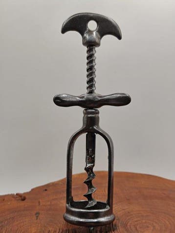 Kurkentrekker - IJzer - Antieke kurkentrekker 19e, Antiek en Kunst