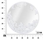 WANDSPIEGEL WIT VLINDER CM 62,5X2,3, Huis en Inrichting, Woonaccessoires | Spiegels, Ophalen of Verzenden, Nieuw