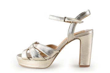 Manfield Sandalen in maat 36 Goud, Overige kleuren, Verzenden, Sandalen of Muiltjes, Zo goed als nieuw
