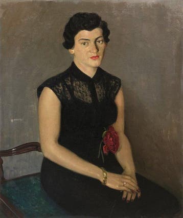 Spanish School (XX) - The Lady in Black