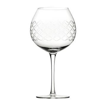 Gin & Tonic Glazen | RAFFLES DIAMOND | Kristalglas | 70cl |, Verzenden, Nieuw in verpakking