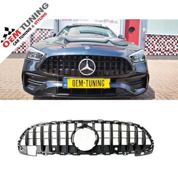 Grille geschikt voor C-Klasse W206 | GT-R Black Style | 21+, Voor, Mercedes-Benz, Nieuw, Ophalen of Verzenden