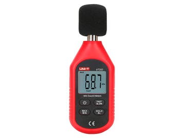Decibel Meter 130dB - UT353 Rood, Ophalen of Verzenden, Nieuw