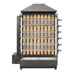GGM Gastro | Houtskool kippengrill roterend - 6 spitten voor, Verzenden, Nieuw in verpakking, Fornuis, Frituur en Grillen