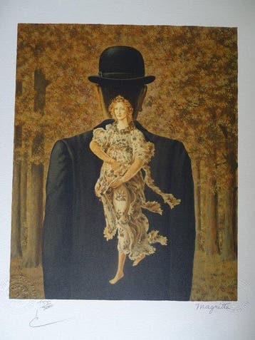 René Magritte (1898-1967) - Le bouquet tout fait