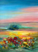 Isabel Tapias T - Un alto en el camino XXL. Obra original.