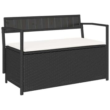 Tuinbank met kussen en opbergkist -nieuw in doos-, Tuin en Terras, Tuinbanken, Ophalen of Verzenden, Nieuw, Rotan