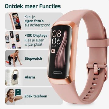 2dekans | FITAGE Stappenteller - Activity Tracker -, Ophalen of Verzenden, Gebruikt, Roze, FITAGE
