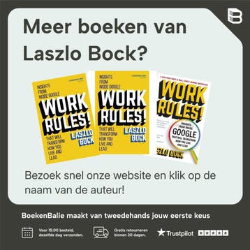 Work Rules!: Insights from Inside Google That Will Transform, Verzenden, Gelezen, Laszlo Bock