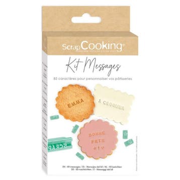 ScrapCooking Stempelset Letters en Nummers, Verzenden, Nieuw