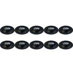 10x Spot Armatuur - GU10 Inbouwspot - Pragmi Nora Pro Rond -, Metaal of Aluminium, Nieuw, Ophalen of Verzenden, Led