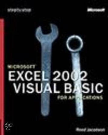 Microsoft Excel 2002 Visual Basic for Applications Step by, Verzenden, Gelezen