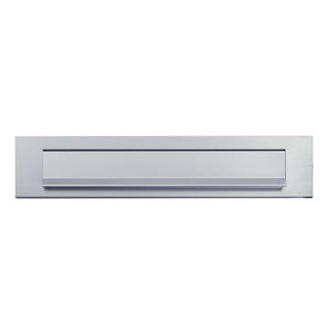 AXA briefplaat recht - aluminium naturel, Verzenden, Nieuw