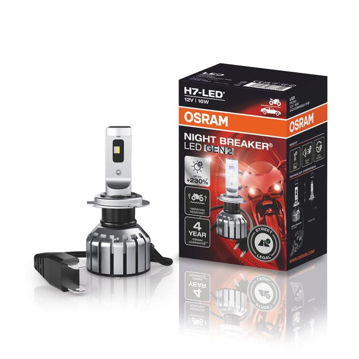 Osram Motor H7 LED Koplamp 12V Night Breaker LED GEN2 ECE-go, Auto-onderdelen, Verlichting, Nieuw, Ophalen of Verzenden