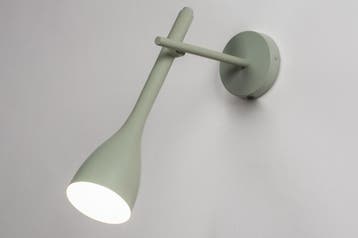 Rietveld Wandlampen - Groen - Metaal, Verzenden, Nieuw