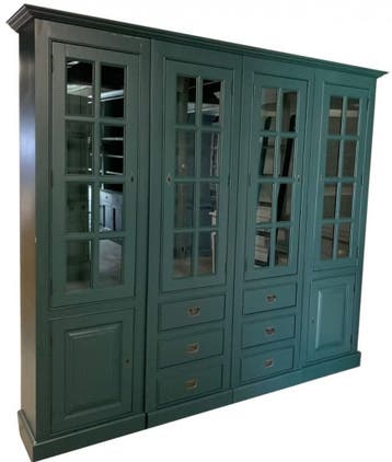 Buffetkast mosgroen Zutphen 235cm, Ophalen of Verzenden, Nieuw