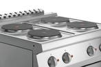 Bartscher Elektrisch Fornuis 700, B800, 4PL, EBO | 4 Kookpla, Ophalen of Verzenden, Nieuw in verpakking