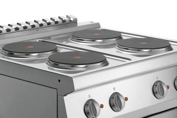 Bartscher Elektrisch Fornuis 700, B800, 4PL, EBO | 4 Kookpla, Ophalen of Verzenden, Nieuw in verpakking