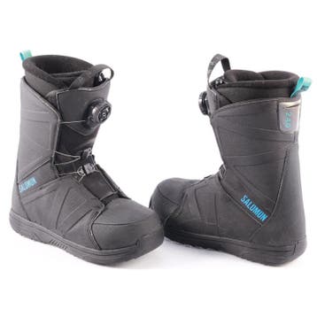 36 37 38 snowboard schoenen SALOMON FACTION RTL BOA, Black/b, Verzenden, Gebruikt