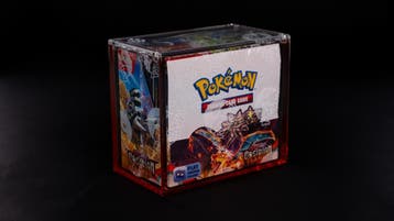 Acryl Case- Rood- Pokémon Booster Box- Nu 10% Korting!, Verzenden, Nieuw, Overige typen, Foil