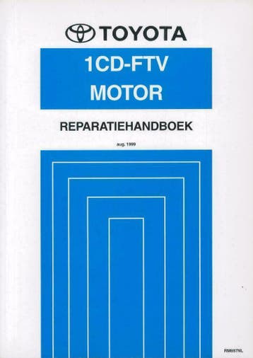 1999 Toyota Avensis motor 1CD-FTV reparatiehandboek, Verzenden