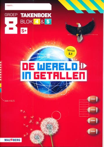 De Wereld  in Getallen versie 5.1 Takenboek blok 4 en 5 groe, Verzenden, Nieuw