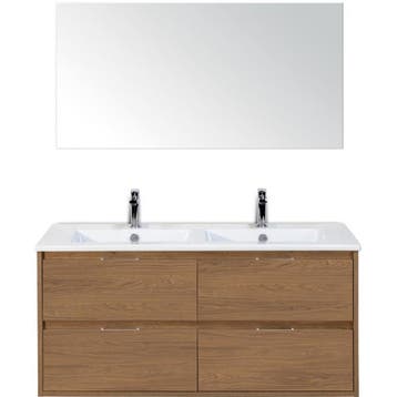 Porto Badmeubelset 120 cm - 4 Laden Honey - Keramische, Huis en Inrichting, Ophalen of Verzenden, Nieuw