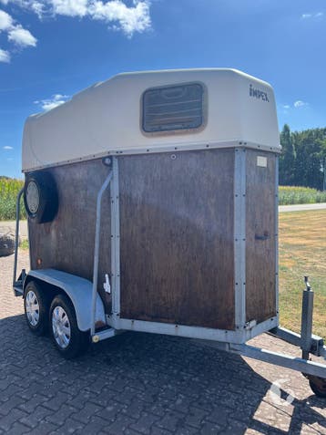 Leuke Impex 2 Paards Paardentrailer / aanhanger / foodtruck!, Ophalen, Zo goed als nieuw, Hout, 2-paards trailer