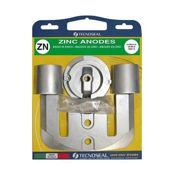 Tecnoseal Zink Anode Kit voor Mercruiser Bravo One Sterndriv, Watersport en Boten, Buiten- en Binnenboordmotoren, Ophalen of Verzenden