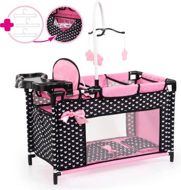 Bayer Design - Multibed voor poppen tot 46cm in zwart,, Ophalen of Verzenden, Nieuw