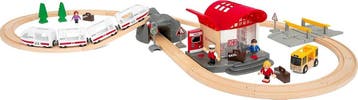 BRIO Trein Station Set - 34% Korting | Tweedekans, Ophalen of Verzenden, Zo goed als nieuw