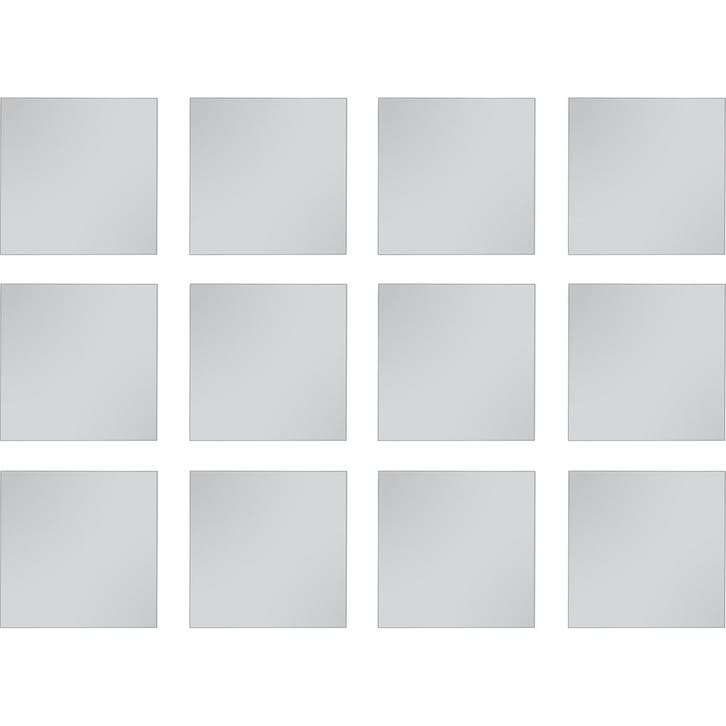 Spiegel Tegelset - Livion Aria - Set van 12 - 15x15cm -, Huis en Inrichting, Woonaccessoires | Spiegels, Nieuw, Ophalen of Verzenden