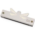 Houten mondharmonica in nougatkleur – leuk muziekinstrume., Kinderen en Baby's, Speelgoed | Houten speelgoed, Ophalen of Verzenden