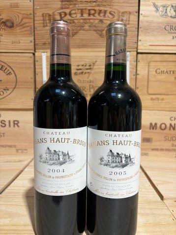 2005 & 2004 Château Bahans Haut Brion, 2nd wine of Ch. Haut, Nieuw