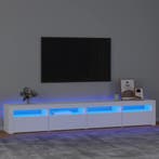 vidaXL Tv-meubel met LED-verlichting 240x35x40 cm wit, Huis en Inrichting, Minder dan 50 cm, Verzenden, Nieuw, Minder dan 100 cm