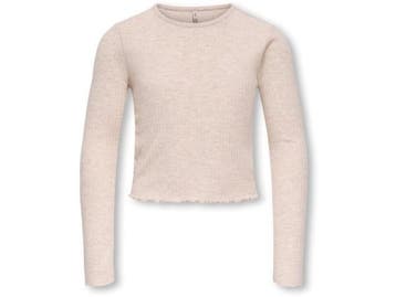 Veiling - Kids longsleeve NELLA Pumice Stone Melange Stretch, Nieuw
