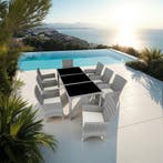 Aluminium wicker zitgroep Menorca 8+1 met beschermhoes - lic, Tuin en Terras, Tuinsets en Loungesets, Verzenden, Nieuw
