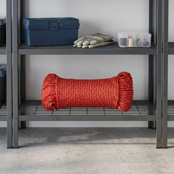 vidaXL Multifunctioneel gebruikstouw 5 mm 500 m Rood PP, Verzenden, Nieuw