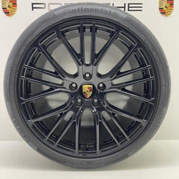 Porsche Panamera 971 21inch Exclusive Design Sport zwart, Ophalen, Banden en Velgen, Nieuw, 21 inch