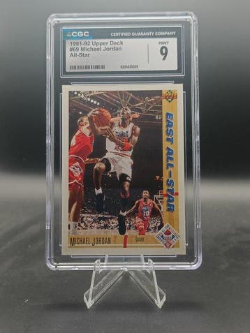 Upper Deck 1991-92 Michael Jordan #69 - CGC 9 Graded card, Nieuw