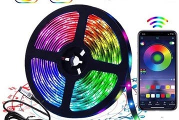 Rgb Led Strip 5m – Slimme Lichtstrip Met App &, Ophalen of Verzenden, Nieuw
