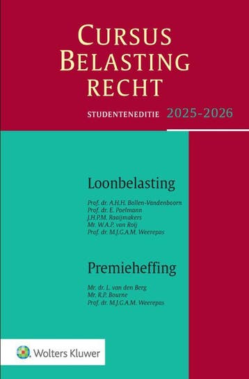Cursus Belastingrecht 2025 2026 9789013178234, Verzenden, Zo goed als nieuw